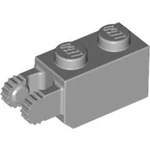 Hinge Brick 1 x 2 Locking with 2 Fingers Vertical End