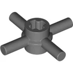 Technic Axle Connector Hub with 4 Bars at 90°