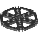 Technic Plate Rotor 6 Blade with Clip Ends Connected (Water Wheel)