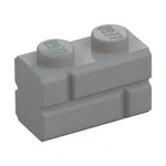 Brick Special 1 x 2 with Masonry Brick Profile