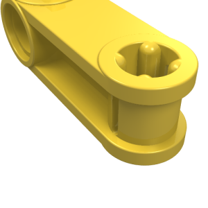 Technic Axle and Pin Connector Perpendicular 3L with Pin Hole
