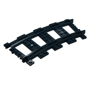 Vehicle Track, Train, Plastic (RC Trains) Curved