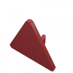 Roadsign Clip-on  2.2 x  2.667 Triangular