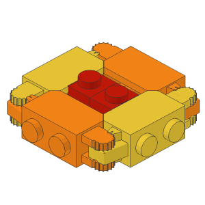 Headlights in Hinge Square