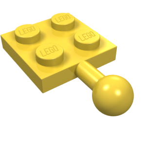 Plate 2 x 2 with Towball