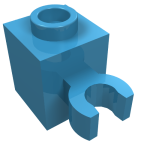 Brick Special 1 x 1 with Clip Vertical [Open O Clip, Hollow Stud]