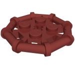 Plate Special 2 x 2 with Bar Frame Octagonal, Reinforced, Completely Round Studs