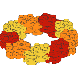 Plate 2 x 2 Round Ring