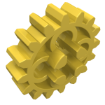 Technic Gear 16 Tooth with Round Holes [Old Style]