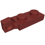 Hinge Plate 1 x 2 Locking with 1 Finger On End, with Groove