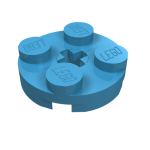 Plate Round 2 x 2 with Axle Hole Type 1 (+ Opening)