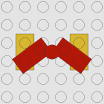 Hinge 1 x 4 Swivel (Bent)