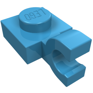 Plate Special 1 x 1 with Clip Horizontal [Thick U Clip]