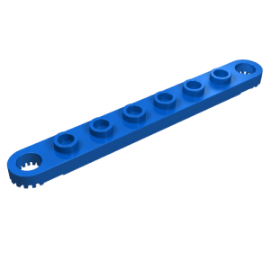 Technic Plate 1 x 8 with Toothed Ends