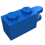 Hinge Brick 1 x 2 Locking with 2 Fingers Horizontal End, 9 Teeth