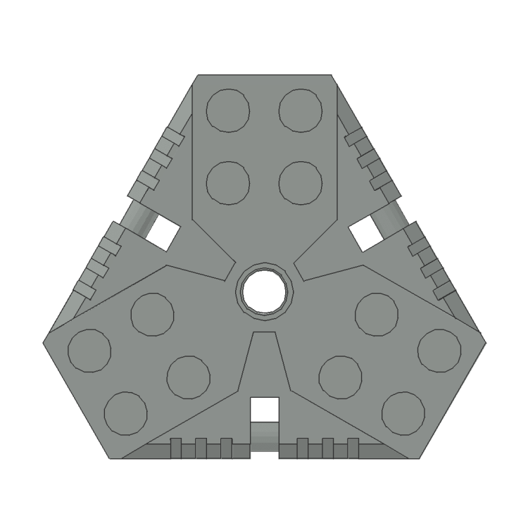 Plate 6 x 6 Hexagonal