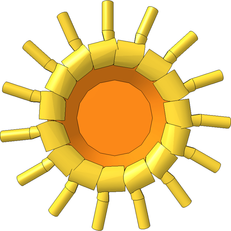 Minifig Hands on Dinner Plate