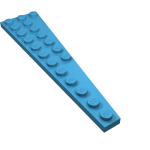 Wedge Plate 12 x 3 Left