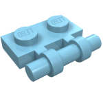 Plate Special 1 x 2 Side Handle [Free Ends]