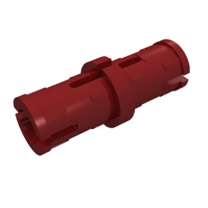 Technic Pin with Friction Ridges Lengthwise and Center Slots