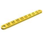 Technic Plate 1 x 10 with Toothed Ends