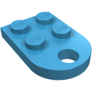 Plate Special 3 x 2 with Rounded End, Hole