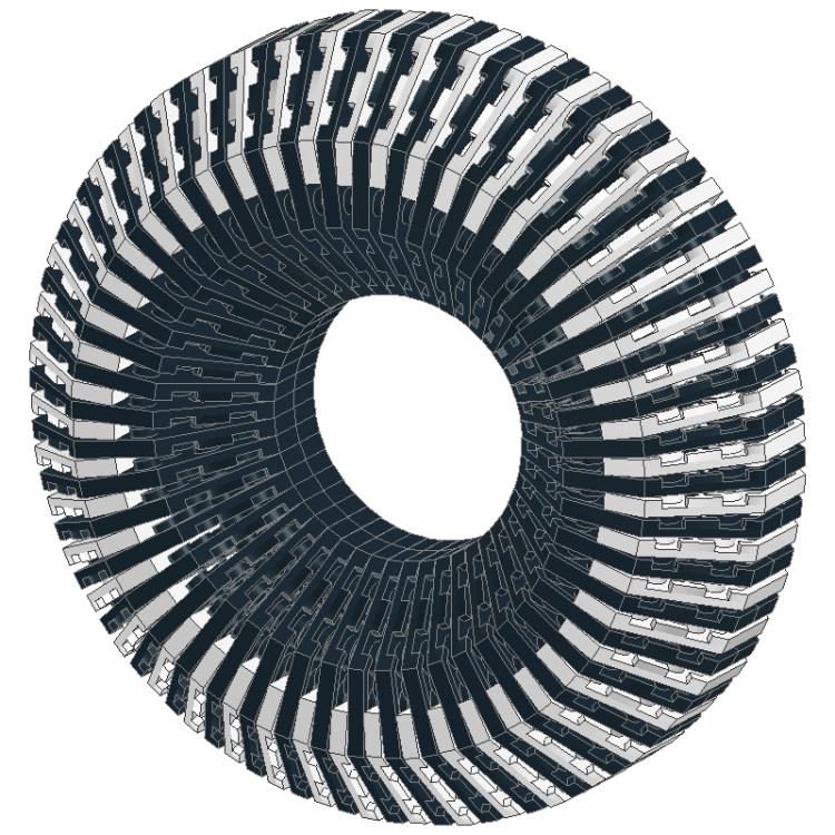 Wedge Plate 3 x 6 Torus