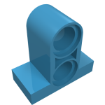 Technic Pin Connector Plate 1 x 2 x 1 2/3 [Two Holes On Top]