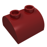 Brick Curved 2 x 2, Two Top Studs