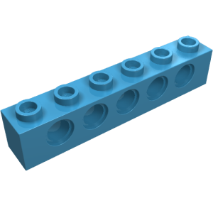 Technic Brick 1 x 6 [5 Pin Holes]
