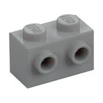 Brick Special 1 x 2 with 2 Studs on 1 Side